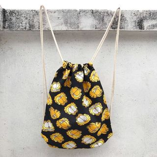 Harajuku Phong Cách Dây Rút Ba Lô Nam Nữ Vải Đôi Vai Đơn Giản Chống Thấm Nước Thể Thao Thể Dục Học Sinh Túi ins