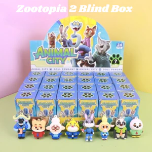 Ngẫu Nhiên Một Zootopia 2 Hộp Mù Móc Khóa Mini Judy Nick Gary Hình Nhỏ Hadiah Hari Raya
