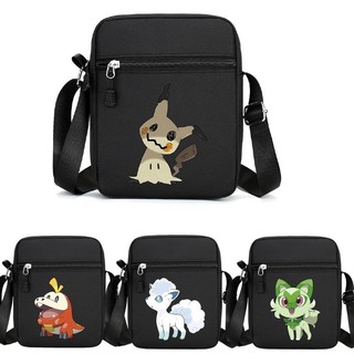 Túi đeo vai Pokémon Thời trang Túi vuông nhỏ Túi đeo chéo Túi vải Quà tặng sinh nhật Du lịch đa năng