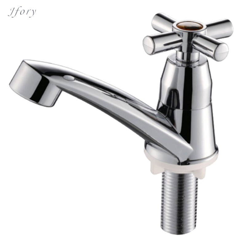 Jfory Vòi nhựa mạ bạc Vòi kéo phòng tắm và nhà bếp Vòi nước phun, tay cầm đơn, xoay G1 / 2 ''