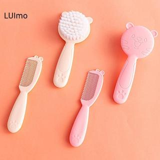 LUImo 2 Chiếc Lược Chải Tóc Cho Bé Di Động Sơ Sinh Tập Đi Nylon Mềm Tóc Đầu Máy Mát Xa Lược Bộ Bé Kid Dụng Cụ Chăm Sóc Tóc SBS