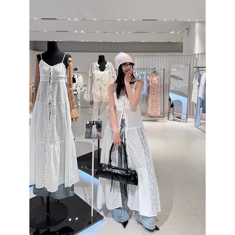 🔥 Thiết Kế Layer Nữ Tính 🔥 có hàng sẵn Mặc Trong Đẹp Mùa hè Thanh lịch 2026 Mẫu Mới Áo đầm Ngày phụ nữ Đầm Bohemian ren xếp tầng, style ngày lễ, dễ dàng mix&match