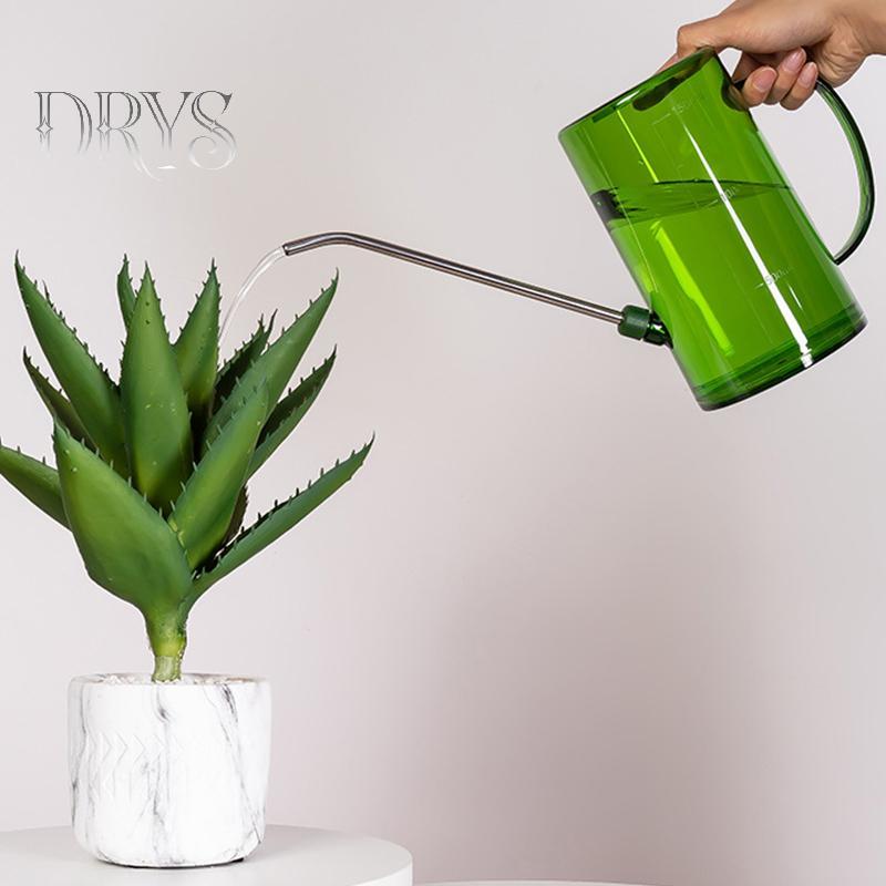 (TFT) 1L Miệng Dài Tưới Cây Nhựa Tưới Chậu Phụ Kiện Tưới Nhà Hoa Thiết Thực Dụng Cụ Làm Vườn Tay Cầm MỚI