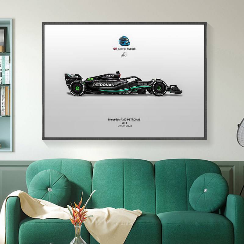 F1 Formula Racing Poster Canvas Tranh Treo Tường Nghệ Thuật Cho Phòng Khách Phòng Ngủ Trang Trí Nhà