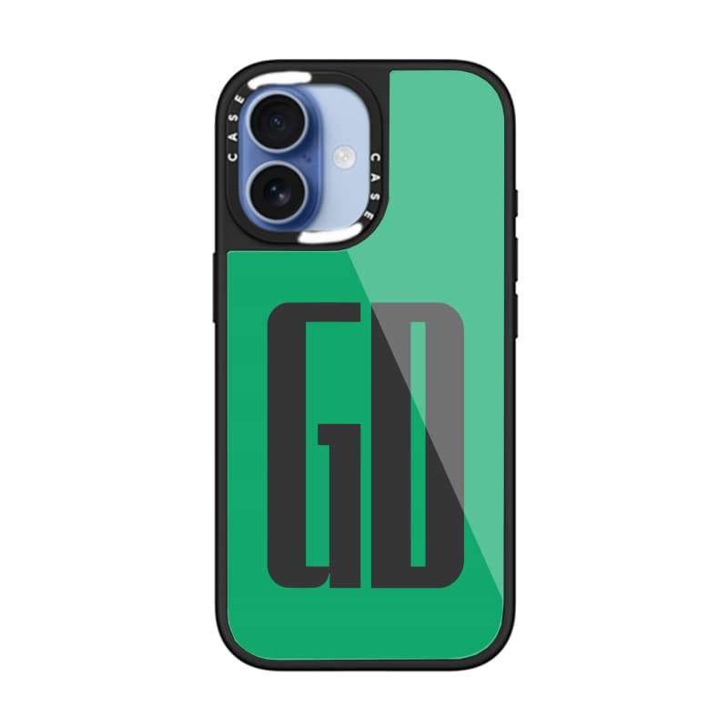 CASECASE X Creative Letters GD Case Chống Trầy Xước Từ Hút Kính Cho IPhone 17 Air 16 15 14 Pro Max Plus Ốp Lưng Cứng Có Hộp Khắc Logo