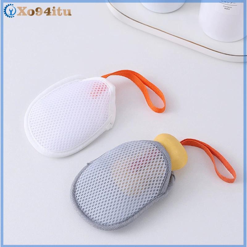 XOITU Tắm Làm Sạch Lưới Tạo Bọt Túi Xà Phòng Hai Mặt Thân Tẩy Tế Bào Chết Bọt Biển Phòng Tắm Lưới Xà Phòng Nhà Thơ VN