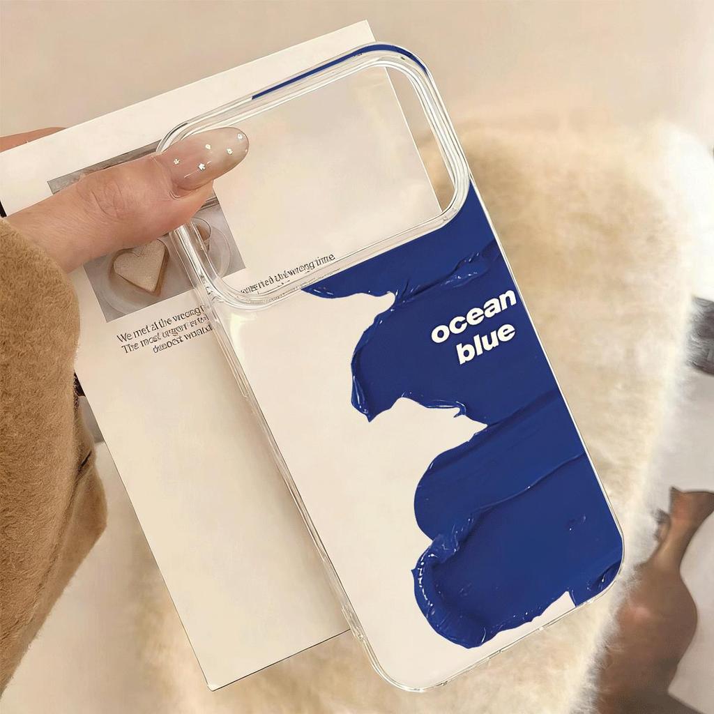 Deepsea Blues cho 16 trường hợp iPhone 17Air hai lớp trường hợp 14 13 11Pro