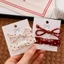 SHUPUN Hair Barrettes, Kẹp tóc liền mạch màu đỏ Retro, Mũ đội đầu chấm bi đa năng BB Clip Phụ kiện tạo kiểu tóc