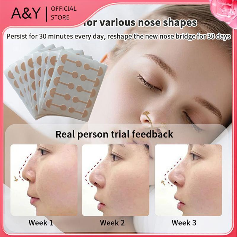 A & Y 50 / 100 Miếng Dán Cosplay Mũi Thu Nhỏ Miếng Dán Trang Điểm Làm Đẹp Vô Hình Để Thu Nhỏ Mũi Cánh Stier Mỹ Phẩm Dụng Cụ Làm Đẹp.