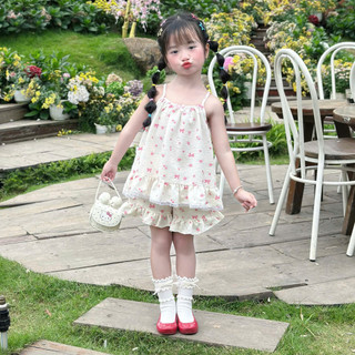 [8-26kg] Set Bộ Hè 2 Dây Nơ Hoa Đính Nơ Chất Đũi Hàn Mềm Mát Cho Bé Gái Ở Nhà, Đi Học, Đi Chơi,....