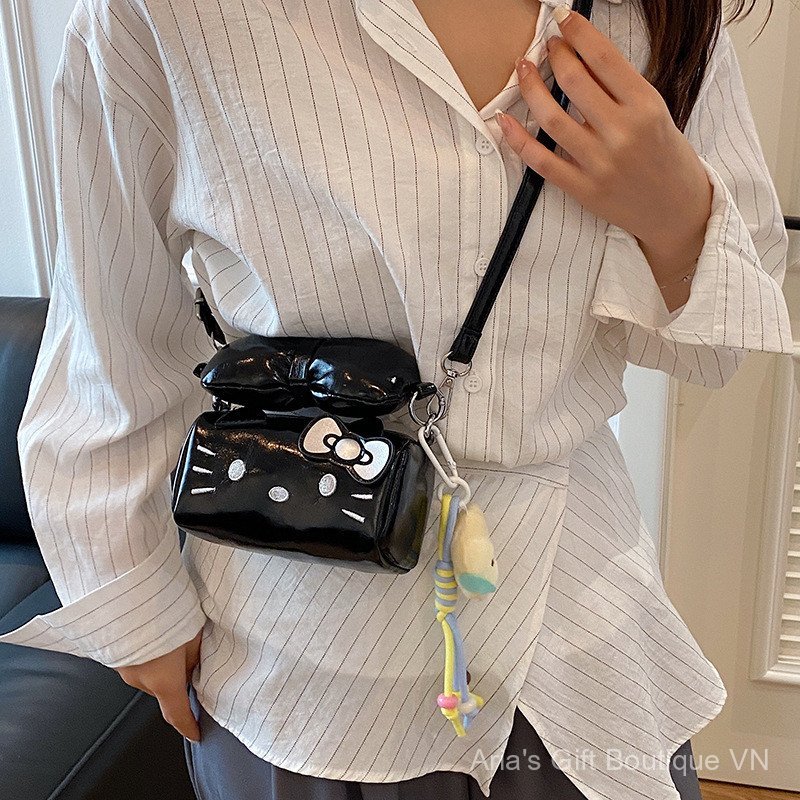 [Aria-G1] Túi xách nữ hoạt hình Kt Cat Messenger cao cấp Mini Girl Di động Hoạt hình thời trang dễ thương