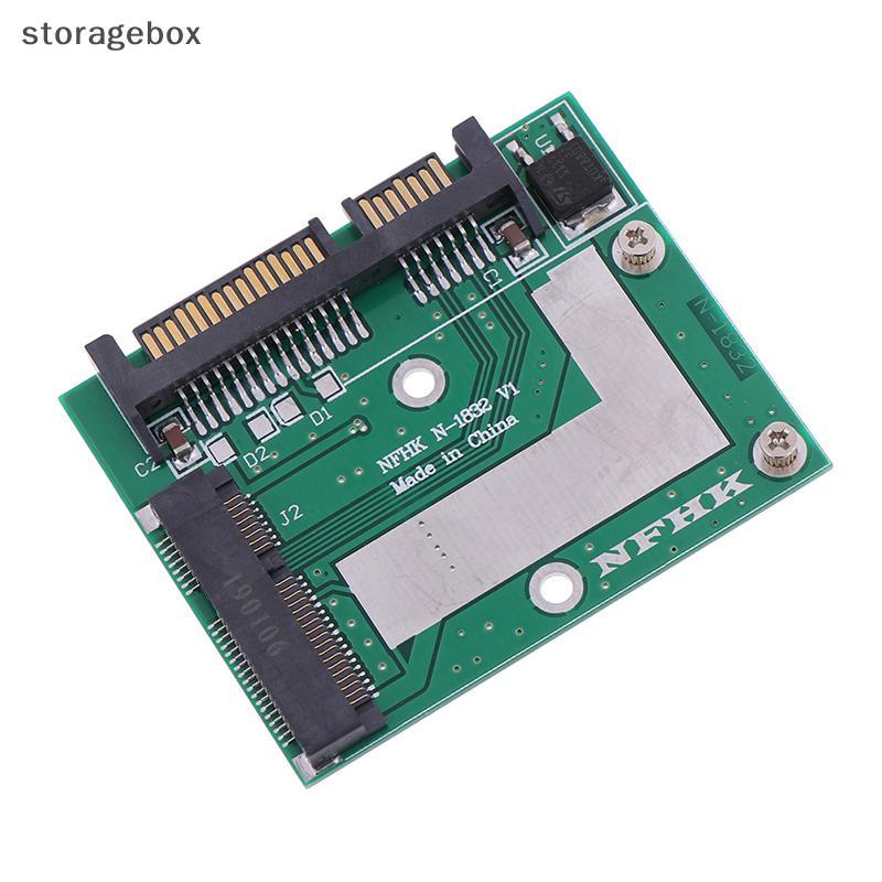 [hộp lưu trữ] mSATA SSD sang 2.5 '' SATA 6.0gps bộ chuyển đổi thẻ mô-đun bảng mini pcie ssd Đẹp