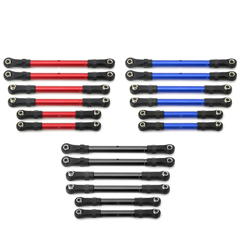 Kim Loại Turnbuckles Kéo Cần Liên Kết Thanh Lái Bộ Dành Cho Traxxas Slash Hoss Rustler Stampede 4x4 1 / 10 RC Xe Nâng Cấp Phần