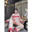 Đồ bộ Pyjama họa tiết chất liệu lụa latin tay dài quần dài Freesize 46-54kg - cn148