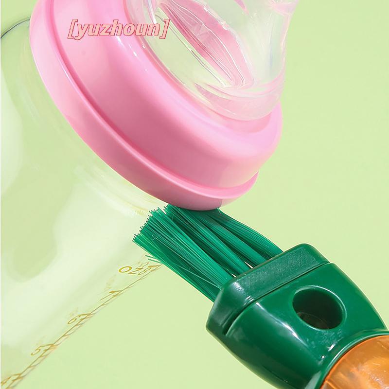 Bộ cọ đa năng 5 trong 1 tay cầm dài, bàn chải cốc, đầu thay thế, phụ kiện làm sạch nhà bếp