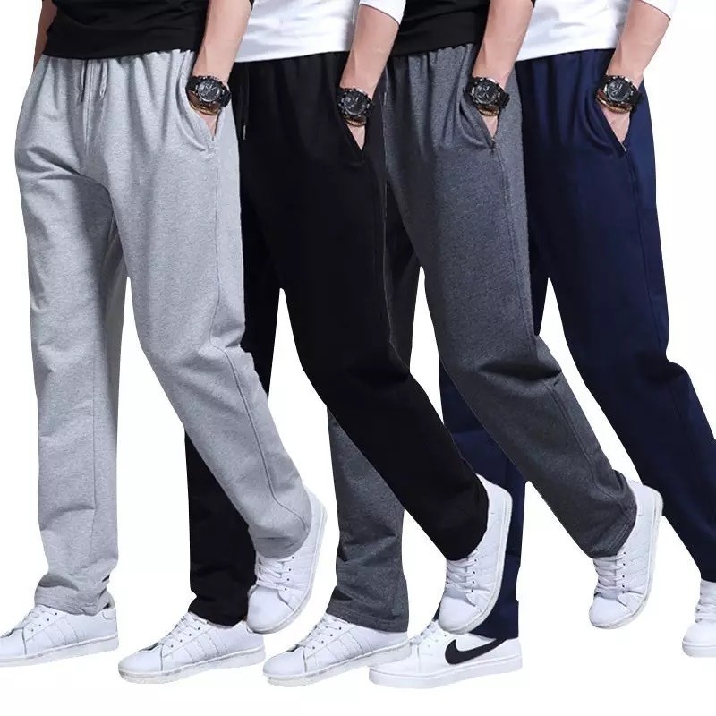 CK6620 Quần thể thao nam, form dài thẳng, chất liệu mỏng và co giãn tốt, phù hợp người plus size.