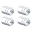 Yoo 4 Mũ Bánh Xe Ô Tô Adapter Thân Nắp Lốp Nhôm Bộ Chuyển Đổi Không Khí Lốp Cho Tự Động