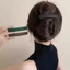 Kẹp lò xo JVSUB, Kẹp tóc mờ hình chữ nhật, Barrettes lớn chống trượt cổ điển dành cho nữ