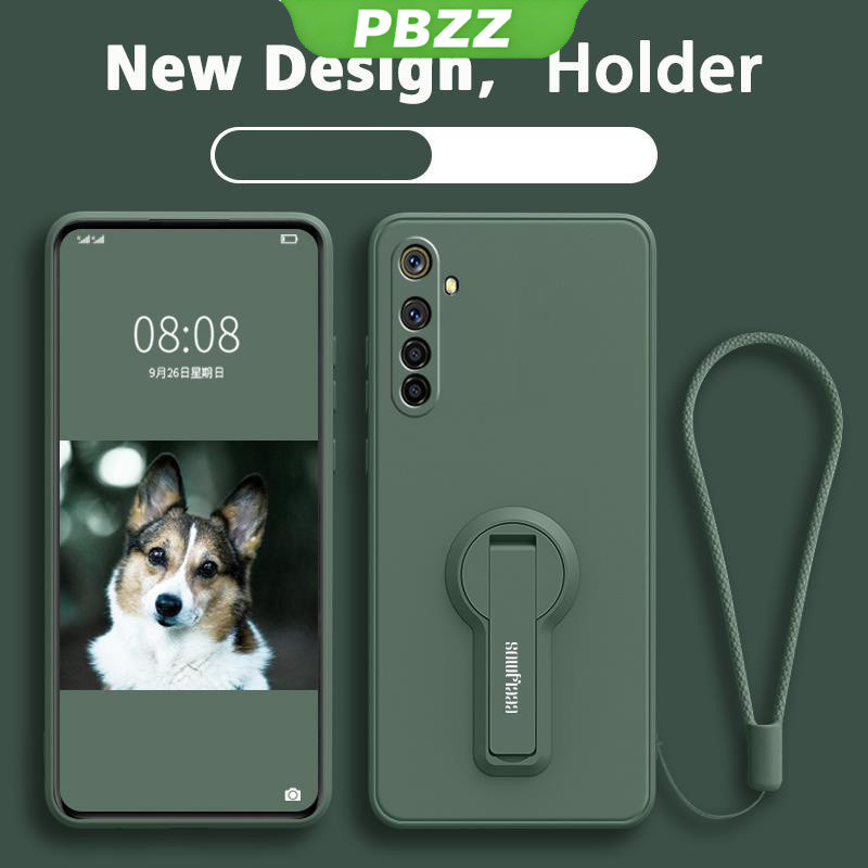 ốp lưng Ốp điện thoại realme 6 Pro realme 6 Ốp mềm Ốp chống sốc mịn bảo vệ silicon lỏng thiết kế mới 360 ° với giá đỡ ytxzzj01 đẹp viền vuông cute