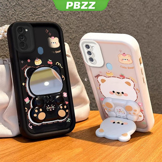 Ốp Lưng Cho SAMSUNG a11 Vỏ Điện Thoại Vỏ Mềm Silicon Chống Sốc Thiết Kế Mới Thẩm Mỹ Xoay Gương Gấu Dễ Thương Có Giá Đỡ JTXXZJ01
