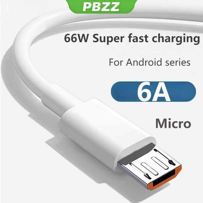 PBZZ CHO REALME c21y realme C25Y Sạc nhanh Cáp Micro USB Sạc 66W MAX 6A Turbo Cáp dữ liệu sạc nhanh SYX01