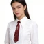 XGB Sinh Viên Pre Buộc Cà Vạt Cổ Preepy Nhìn Ngọc Trai Ngôi Sao Kim Loại Dây Xích Tối Cà Vạt Cravat Cổ Đeo Phụ Kiện