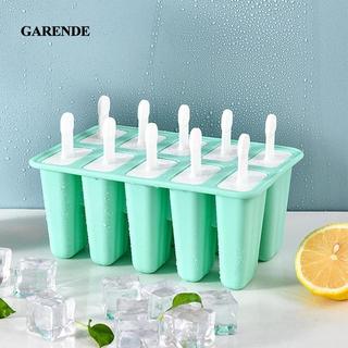 Garende DIY Ice Lolly Cream Khuôn Khay Đá Silicon Kem Khuôn Khay Dễ Dàng Phát Hành