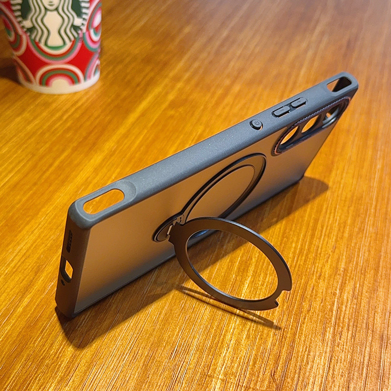 Dành Cho Nubia Cho Red Magic 10 Air Phone Case Sáng Tạo Leica Red Circle Matte Skin Feel Bao Gồm Tất Cả Chống Sốc Cạnh Mềm Rot