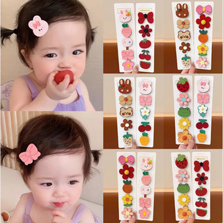 Trẻ Em Dễ Thương Ma Thuật Dán Nữ Hoạt Hình Tóc Gãy Dụng Cụ Tiện Dụng Velcro Kẹp Tóc Bé Nổ Miếng Dán Kẹp Tóc Cho Bé Mũ Đội Đầu JLHX