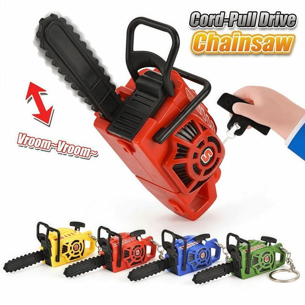 Móc khóa cưa điện YOLOGO, Mặt dây kéo thực tế Túi cưa điện, Sáng tạo Máy cưa cầm tay bằng nhựa cầm tay bằng nhựa sáng tạo Đồ chơi quà tặng Trang trí chìa khóa