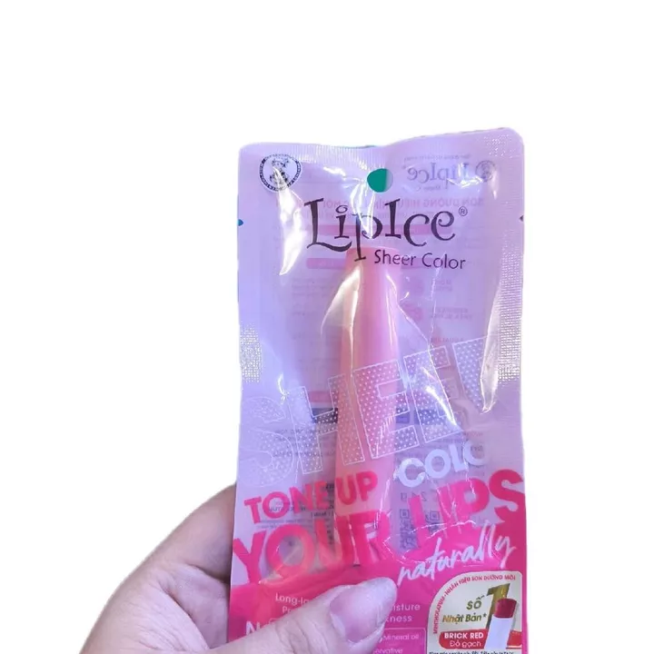 Son Dưỡng Môi Lipice Màu Đỏ Gạch Mỹ Phẩm Trang Điểm Nữ Women Son Môi Cosmetic Son Kem
