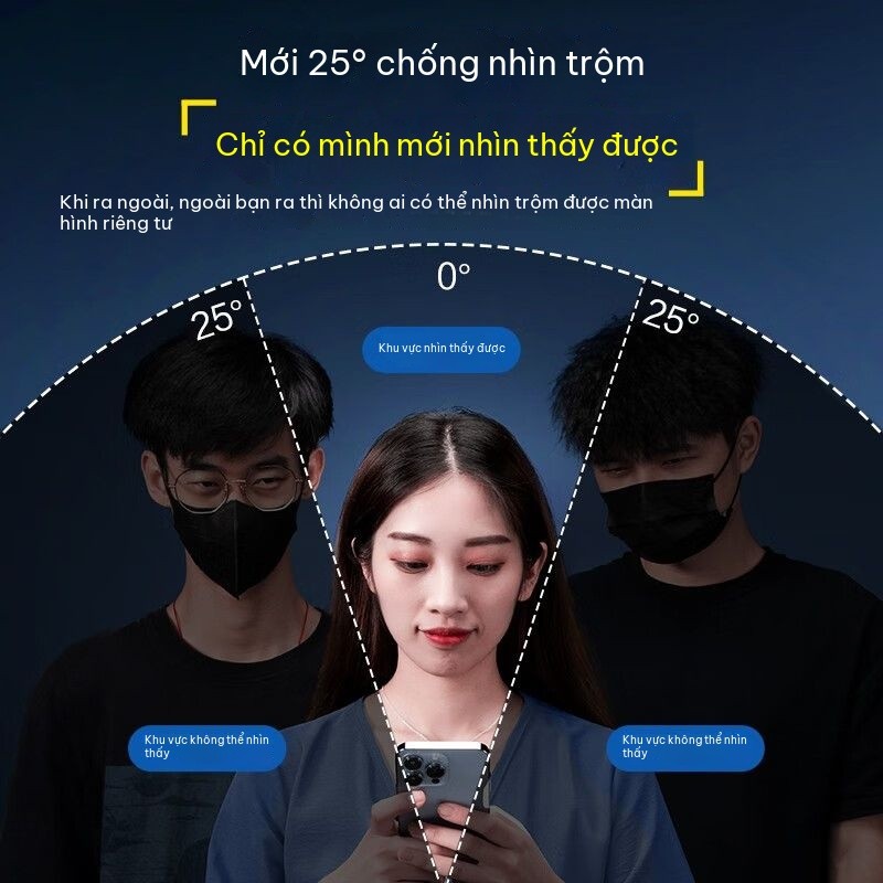 Dán kính cường lực iPhone17Air iPhone15Pro không bụi chống nổ chống lọt