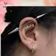 Punk Spike Bông Tai thép không gỉ, cá tính cho nam và nữ - Quà tặng độc đáo