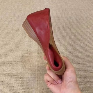Đi Lại Giày Đế Bằng Nữ Phù Hợp Với Đơn Giản Retro Giày Đơn Giản Một Chân Mũi Nhọn Nông Miệng Bên Ngoài Mặc Giày Chuyên Nghiệp