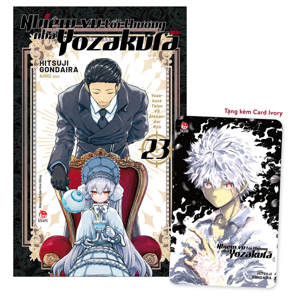 Sách - Nhiệm Vụ Tối Thượng Nhà Yozakura - Tập 23 - Yozakura Taiyo VS Alexander Ryu - Tặng Kèm Card Ivory