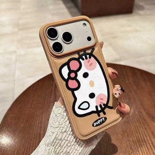 Ốp lưng iPhone 17 16 15 14 13 12 11 Pro Max X XR Max 7 8 Plus Phim hoạt hình dễ thương KT Cat Case