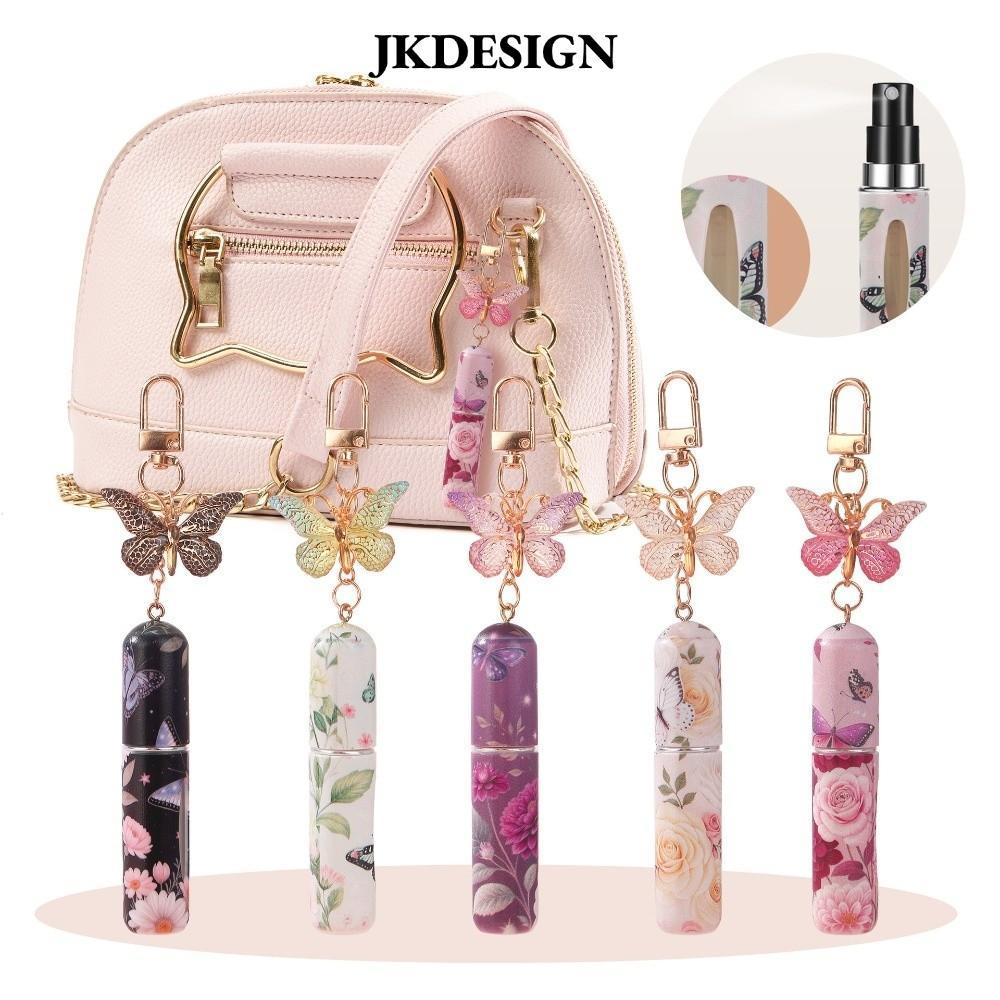 JKDESIGN Xịt Xoay Chai, Chai Nước Hoa Mini 5ml Di Động, Chai Xịt Bảo Quản Rỗng Có Thể Đổ Lại