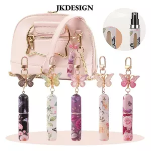 JKDESIGN Xịt Xoay Chai, Chai Nước Hoa Mini 5ml Di Động, Chai Xịt Bảo Quản Rỗng Có Thể Đổ Lại