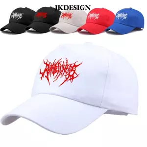Mũ Snapback JKDESIGN, Mũ bóng chày thêu Gothic Street Punk có thể điều chỉnh, Mũ bóng chày Hip-hop đa năng dành cho nam nữ Thể thao ngoài trời