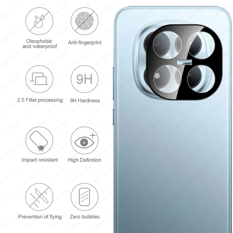 1-3 Cái 3D Full Camera Bảo Vệ Cho Redmi Note 15R 15 Pro + Pro Ống Kính Máy Ảnh Cạnh Đen Kính Cường Lực Cho Redmi 15C 15 4G 5G Ốp lưng Phụ Kiện Bảo Vệ Ống Kính
