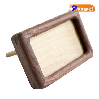Khung ảnh từ tính óc chó Giá đỡ trưng bày đồ trang trí bằng gỗ nhỏ cho tủ lạnh và máy tính để bàn