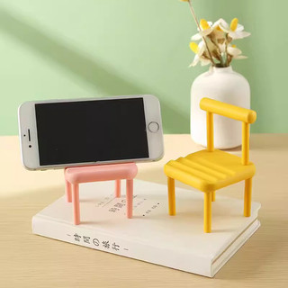 Giá đỡ điện thoại và máy tính bảng mini hình ghế dễ thương, decor bàn, nhỏ gọn tiện lợi cho iPhone Android iPad