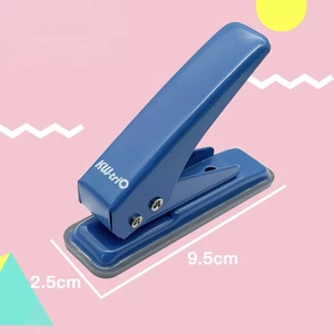 Đục lỗ giấy dụng cụ đục lỗ đơn kẹp bấm lỗ giấy sổ còng cầm tay tiện dụng kìm bấm lỗ kim loại 6mm