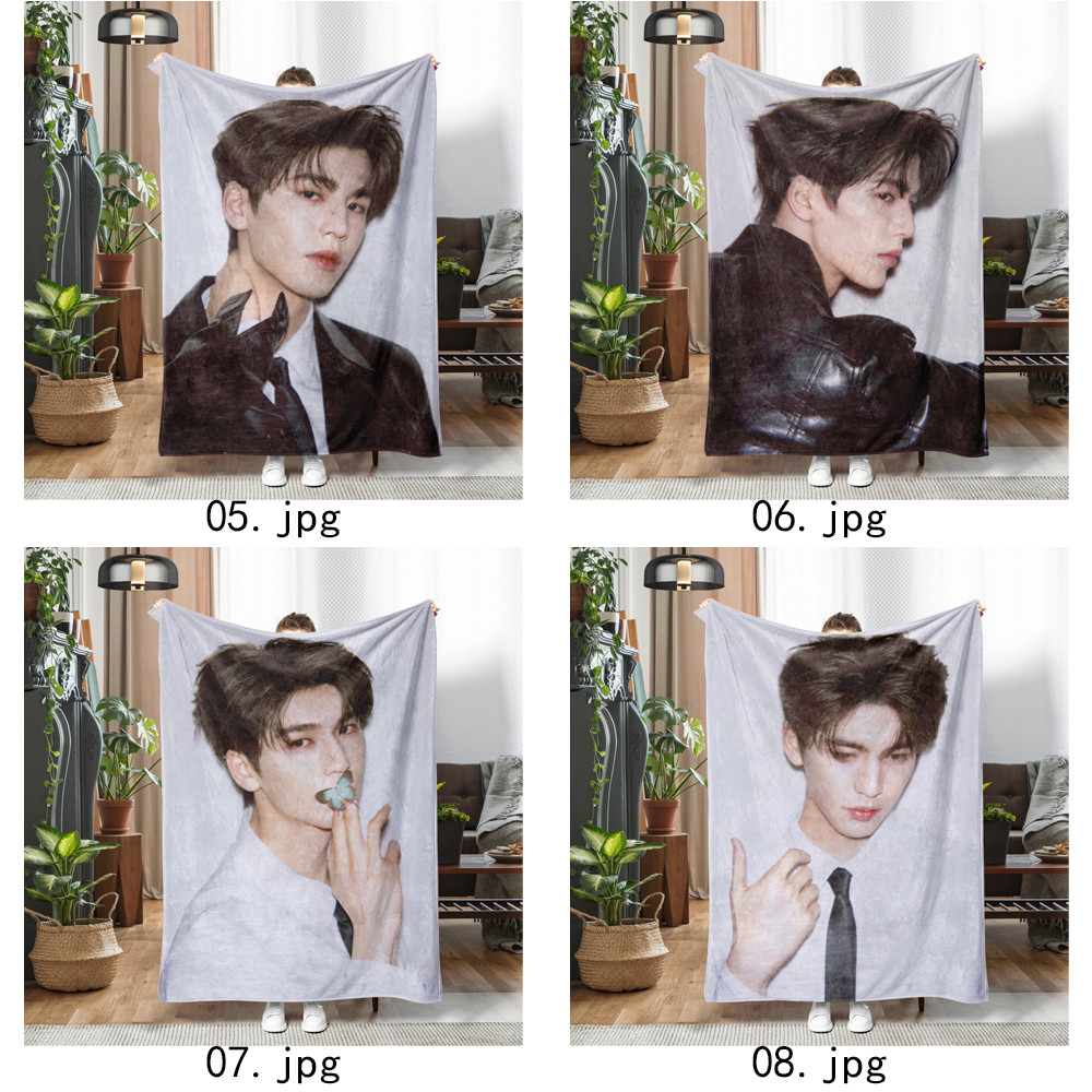 Zhang Linghe Peel - Apart Instant Film Flannel Chăn T, Chăn Flannel một mặt in