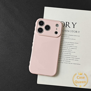 Macaron Solid Cover Tương thích cho IPhone 15 13 14 16 12 17 11 Pro Max Air XR X XS Max 15 16 7 8 14 Plus Vỏ chống rơi ống kính cao cấp mềm