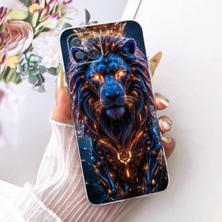 Dành Cho OPPO Reno 4Z 5G Vỏ CPH2065 Mát Hổ Sư Tử Rồng Mèo Dễ Thương Silicon Mềm Bảo Vệ Cho OPPO Reno4 Z 5G A92s Vỏ Điện Thoại
