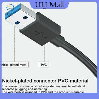 ULJ USB Hub USB 3.0 4 cổng Type C HUB Cáp dữ liệu tốc độ cao Bộ chuyển đổi Bộ chuyển đổi hỗ trợ Bộ chuyển đổi USB cắm và chạy đa hệ thống.