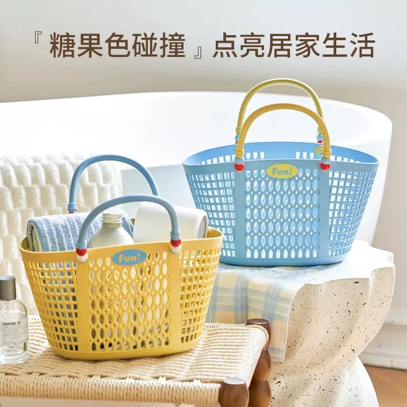 Giỏ tắm Giỏ đựng đồ bằng nhựa Giỏ đựng ký túc xá sinh viên có giá trị cao Sử dụng 26.1.7 TJTY