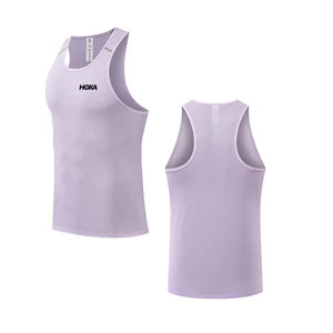 Áo vest sọc phản quang nam chạy bộ thể thao Áo vest khô nhanh