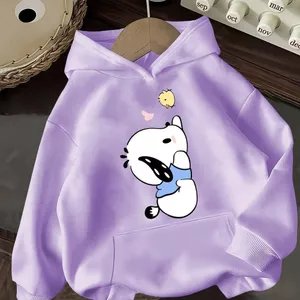 Pochacco Hoạt Hình Dễ Thương Trẻ Em Áo Dài Tay Áo Trang Phục Thường Ngày Top